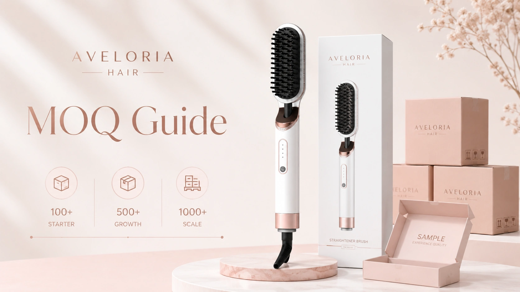 What Is the MOQ for Private Label Hair Straightener Brushes? visual guide