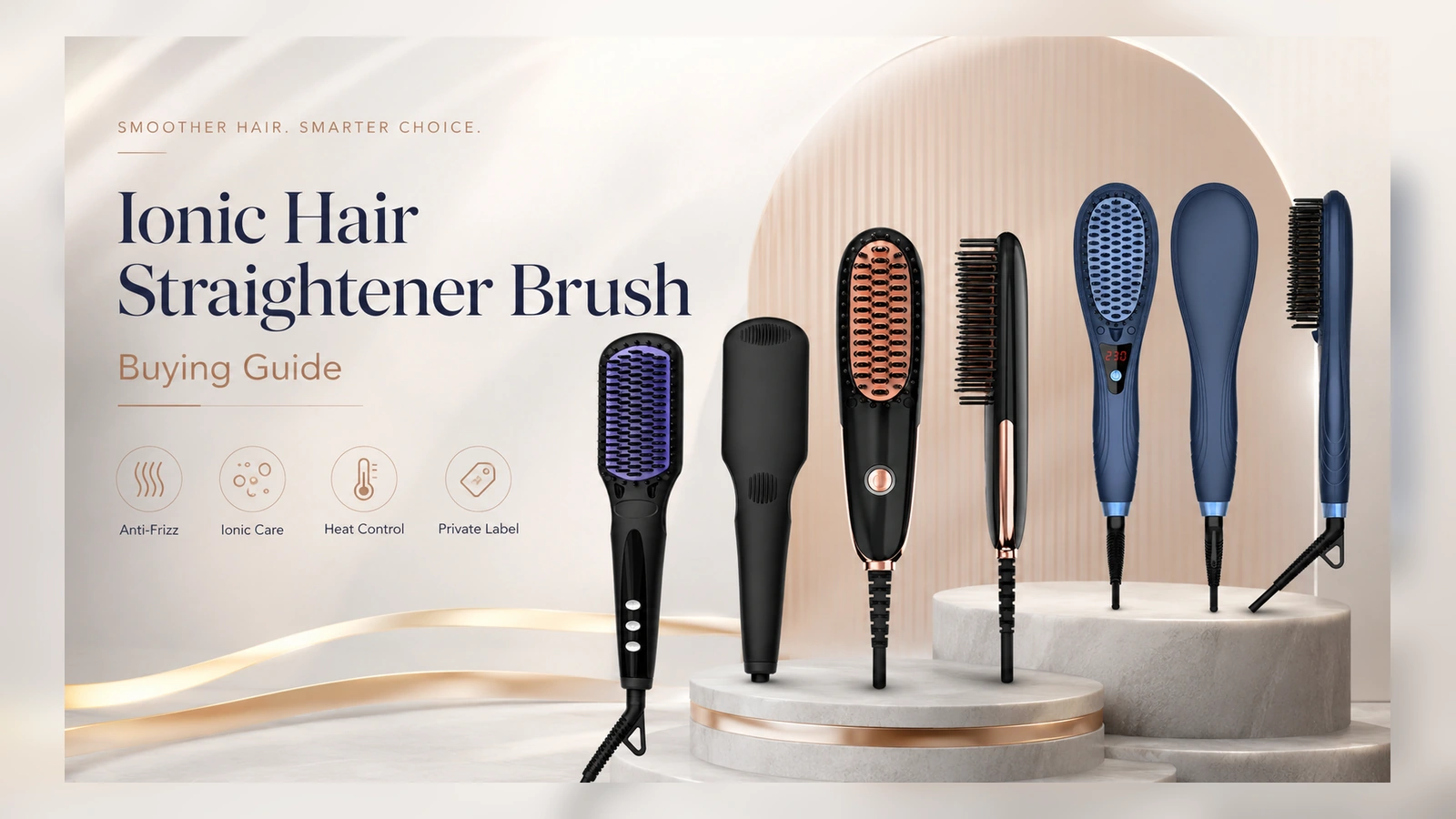Ionic Hair Straightener Brushes: Features Beauty Buyers Should Evaluate visual guide