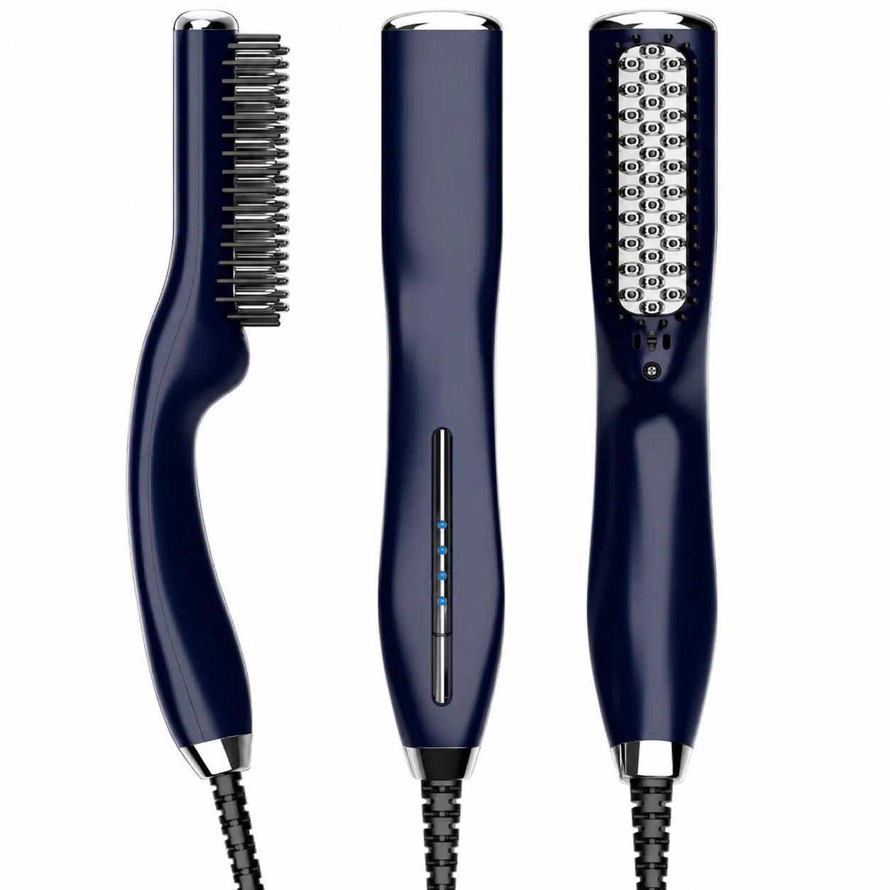 S140 Ionic Heated Beard Brush for private label beauty brand projects